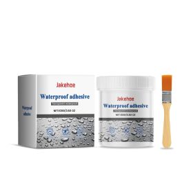Jakehoe Transparent Waterproof Paint Transparent Waterproof Glue Toilet Kitchen Waterproof Paint External Wall Roof Leak Repair